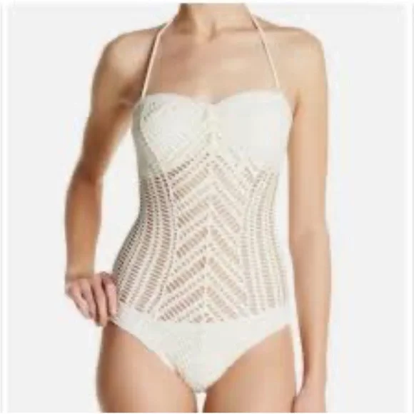 BOGO! Robin Piccone crochet swimsuit - Picture 2 of 13